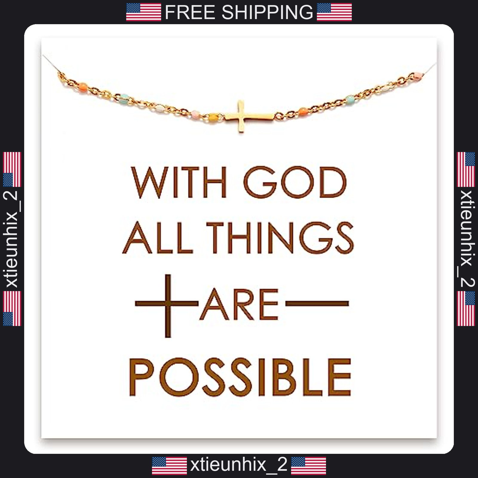 Christian Cross Bracelet for Women Religious Confirmation Gift Sterling Silver