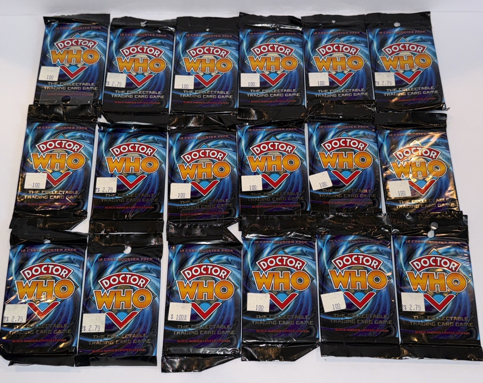 NEW Lot 18 Packages Doctor Who The Collectible Trading Card Game Booster Packs