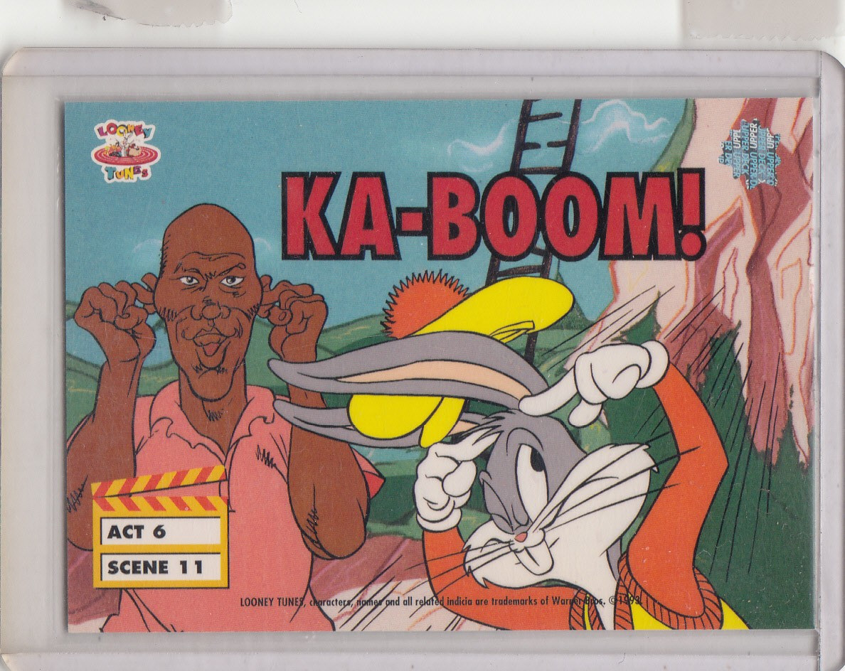 1993 Upper Deck Looney Tunes Adventures In Toon World MICHAEL JORDAN 💥KABOOM💥