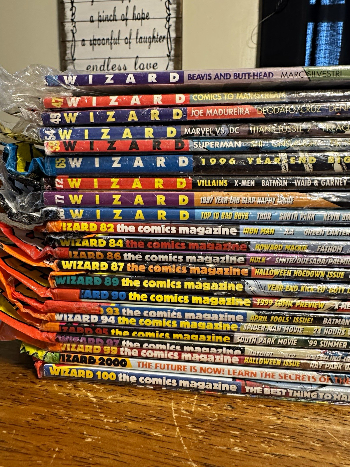 Wizard: The Guide to Comics Special Edition Illustrated Lot