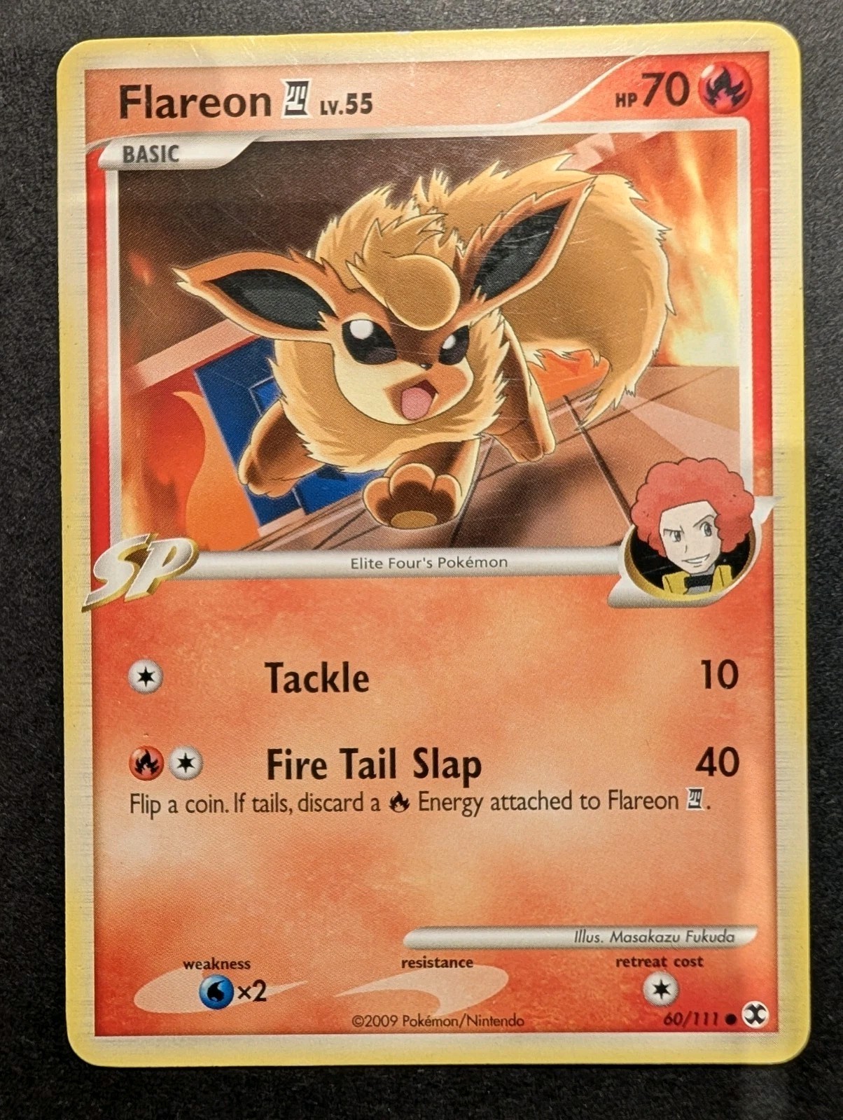 Flareon E4 60/111 Pokemon TCG Rising Rivals 2009