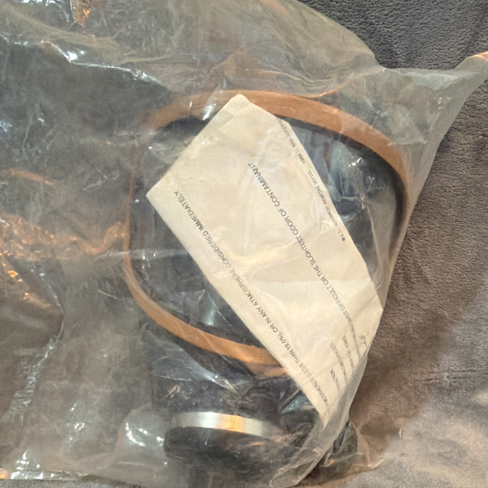 Vintage MSA Ultra-Twin Full Face Respirator Gas Mask - New Factory Sealed Bag
