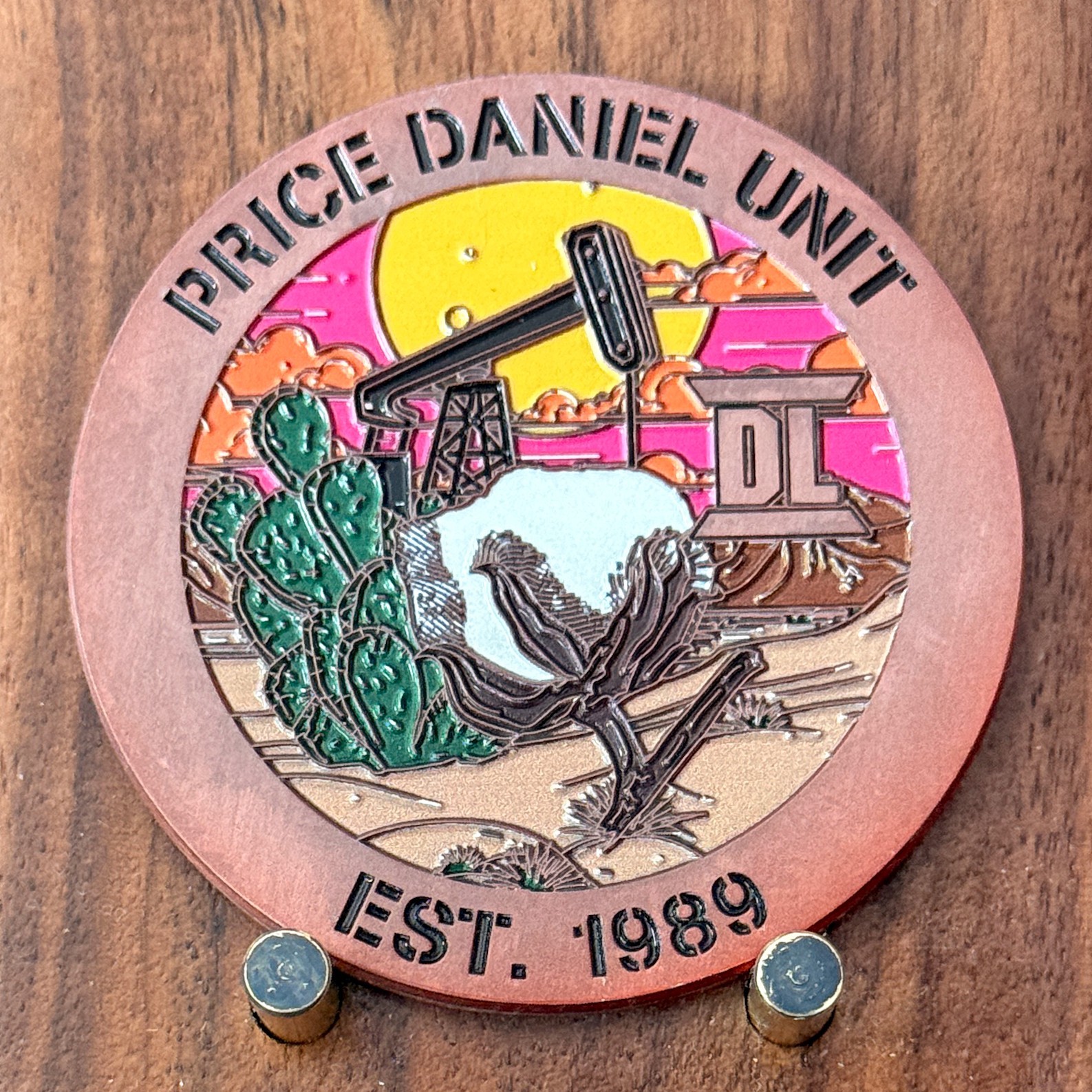 Price Daniel Unit Texas Criminal Justice Challenge Coin  W#24