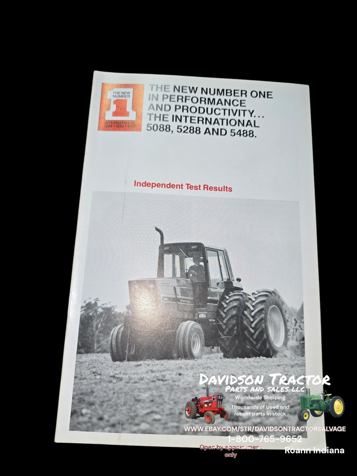 International Harvester 5088 5288 5488 Sales Brochure “THE NEW NUMBER ONE”