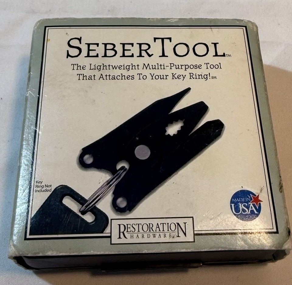 Original Patent Pending Seber Tool Restoration Hardware NOS MULTITOOL