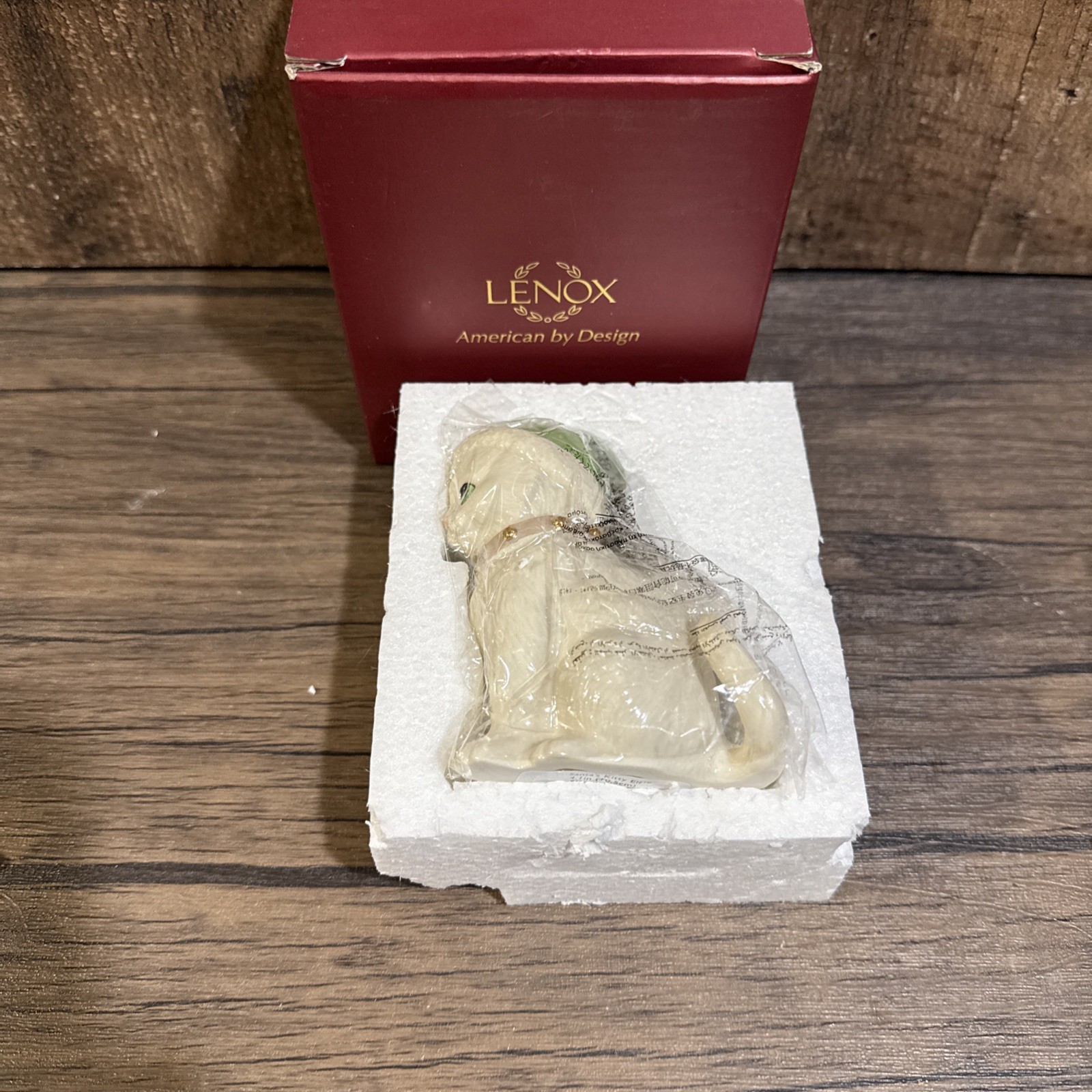 Lenox Santa's Kitty Elf Porcelain Figurine 4.1