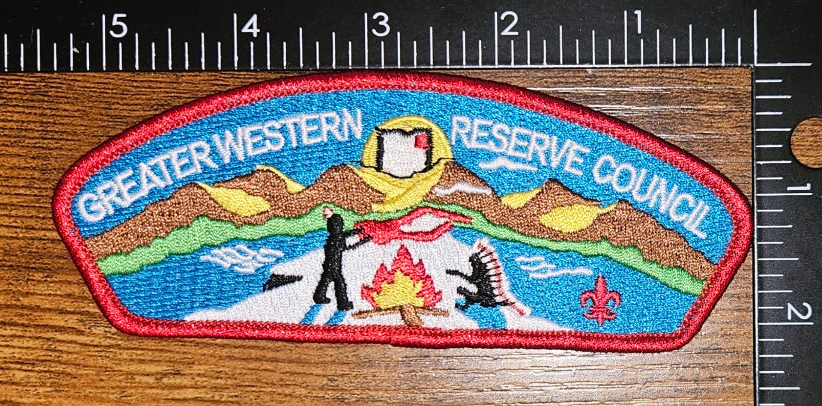 Greater Western Reserve Council Boy Scout Mountain Scene BSA CSP Patch