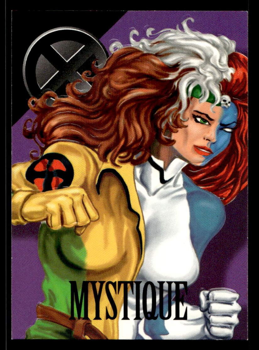 1996 Fleer/SkyBox Marvel Vision #45 Mystique Embossed