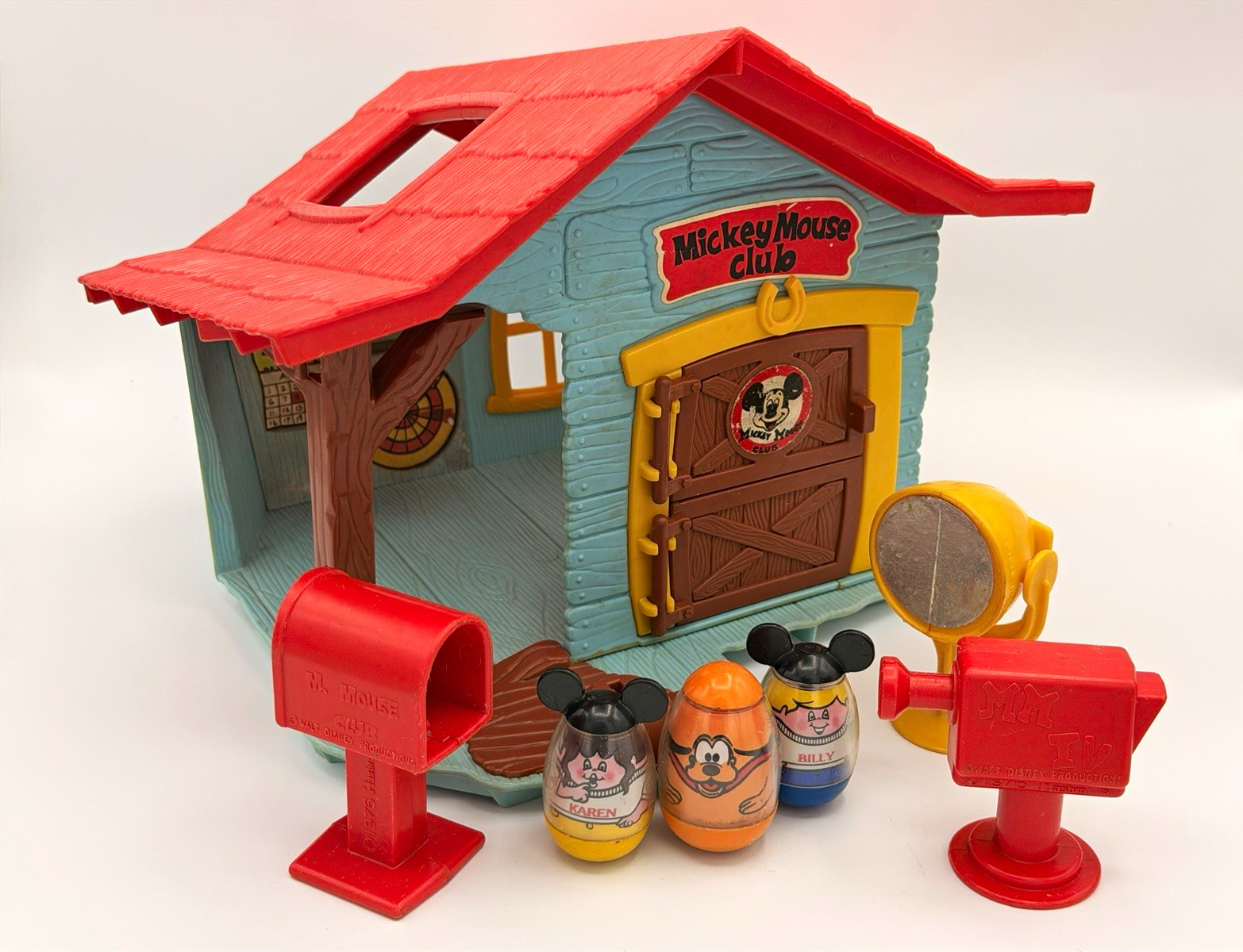 Vintage 1976 Hasbro Weebles Mickey Mouse Clubhouse #582 