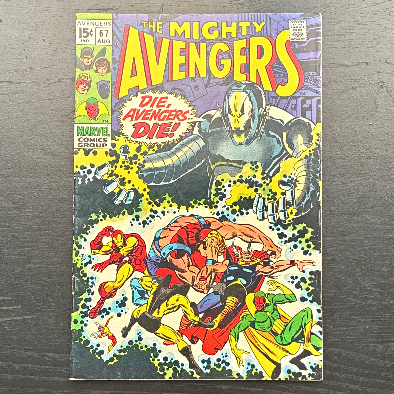 Marvel The Mighty Avengers #67 (Aug 1969) Silver Age 