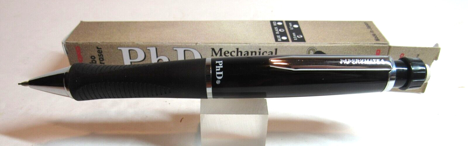 Sanford/Paper Mate PhD Fat Mechanical Pencils .5mm, BLACK, Gift Boxed-Made Japan