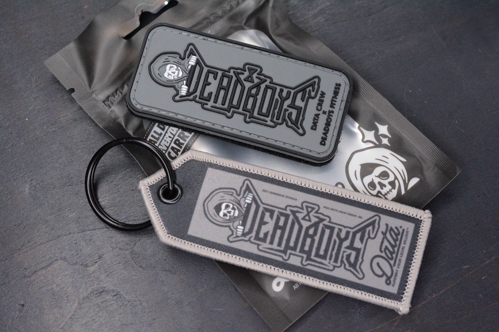 RARE Data Crew x Dead Boys Dangly & RE Patch Set Re TAD PDW Playge
