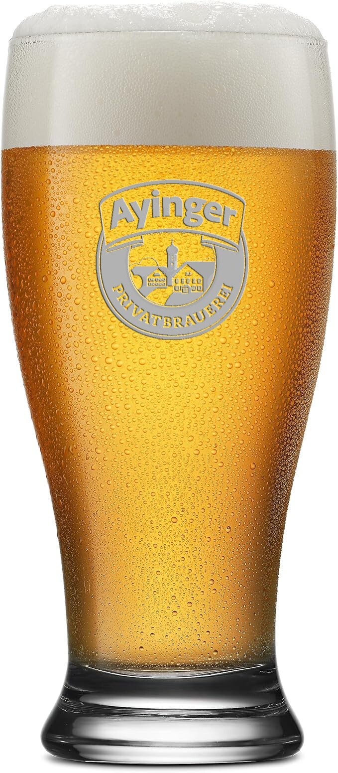 AYINGER UR-WEISSE BAVARIAN DUNKEL  Beer Glass