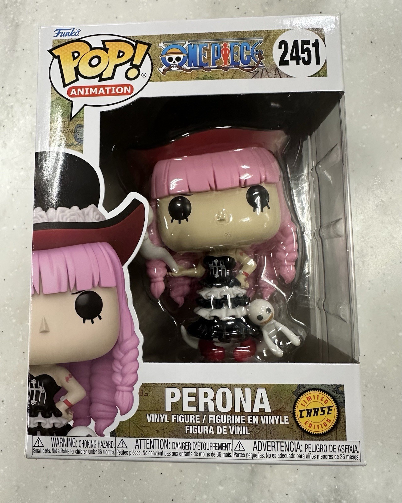Pop Mystery One Piece: Perona CHASE Funko Pop #2451 DAMAGED