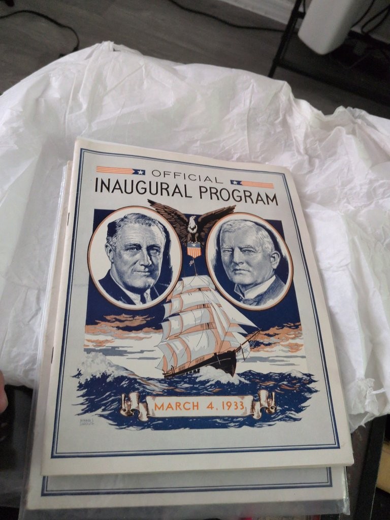 1933 Official Inaugural Program - Franklin D. Roosevelt