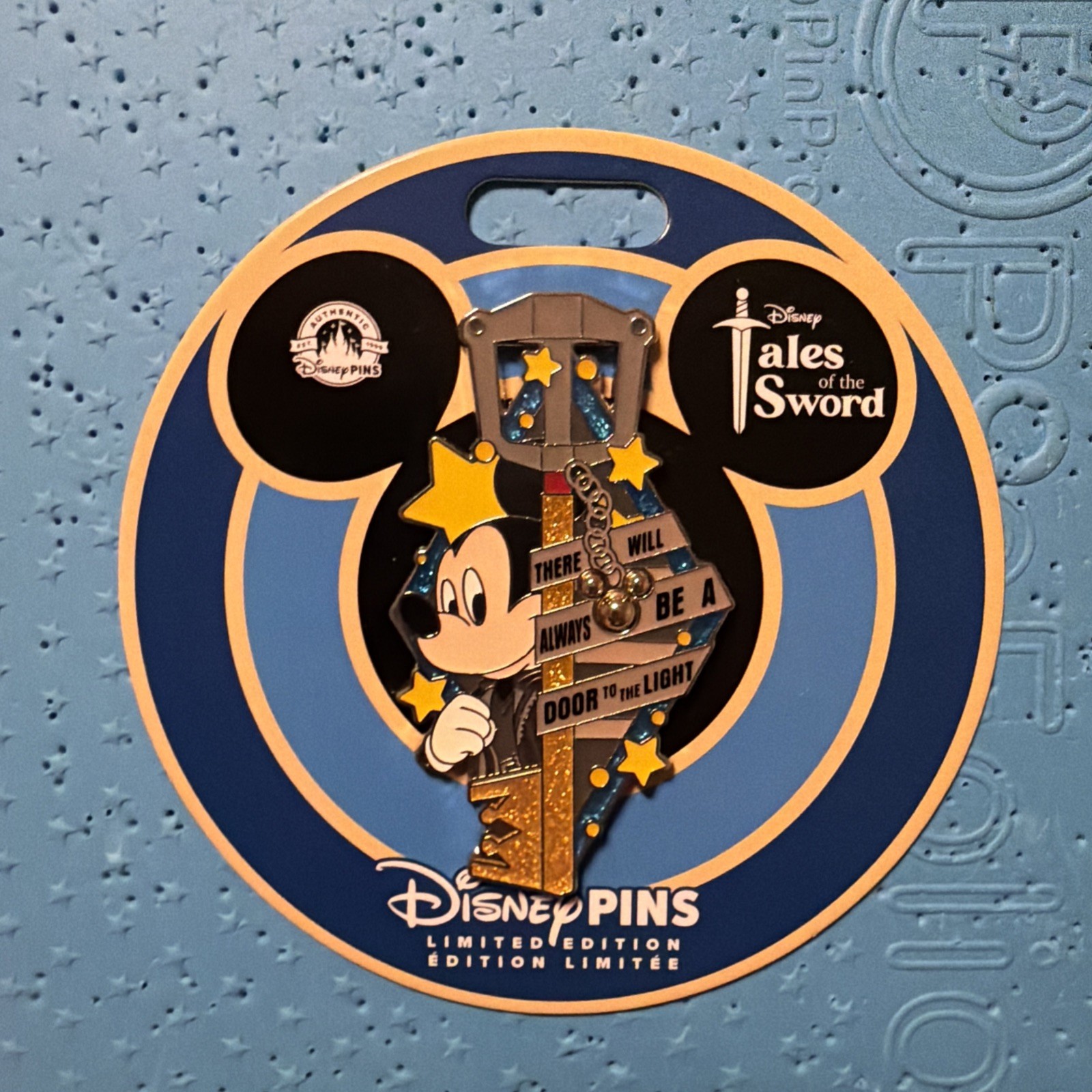 2024 Disney Parks Tales of the Sword Kingdom Hearts Mickey Kingdom Key Pin LE