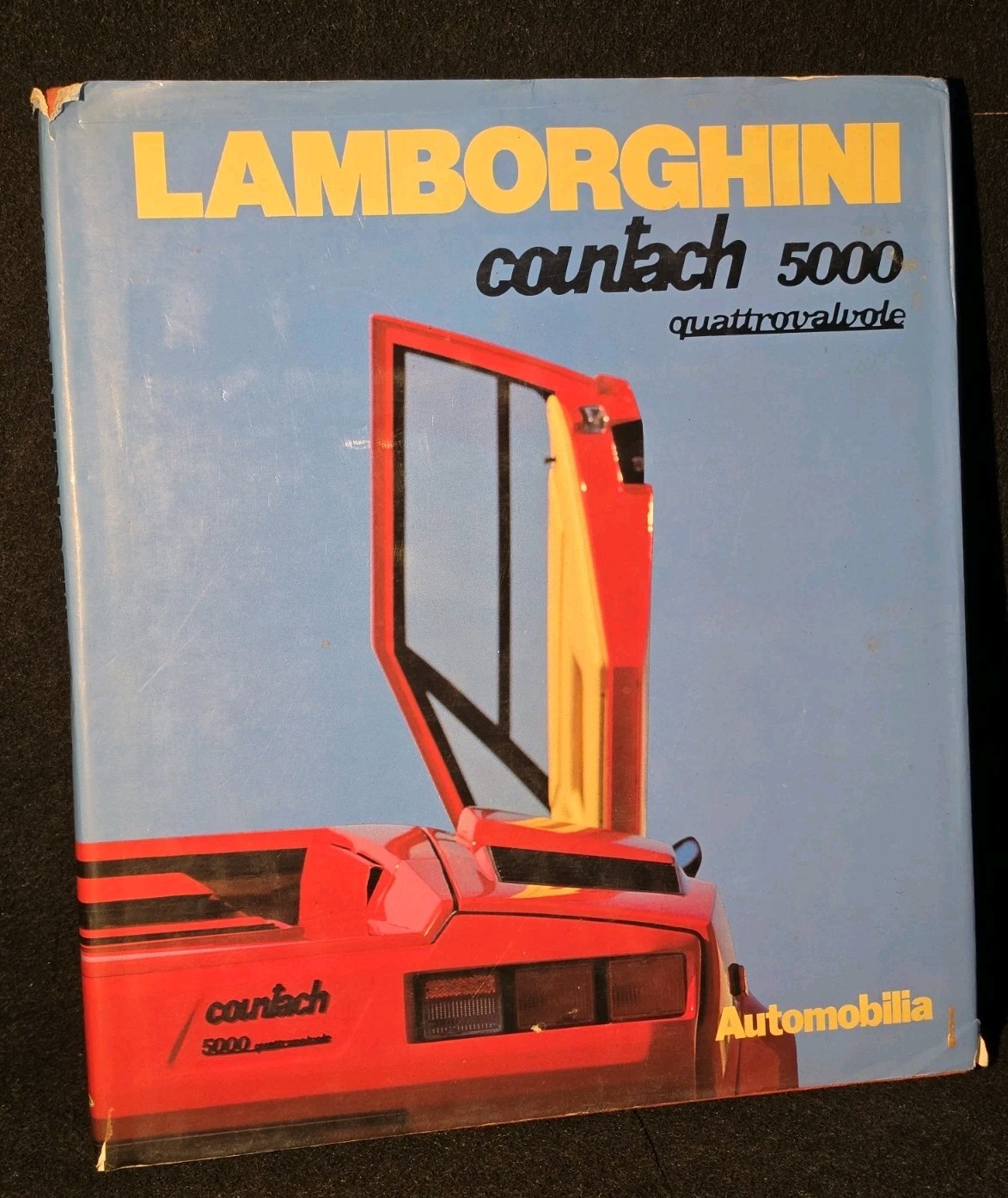 Rare OOP - Lamborghini Countach 5000 Quattrovalvole Book - HC w/ Jacket