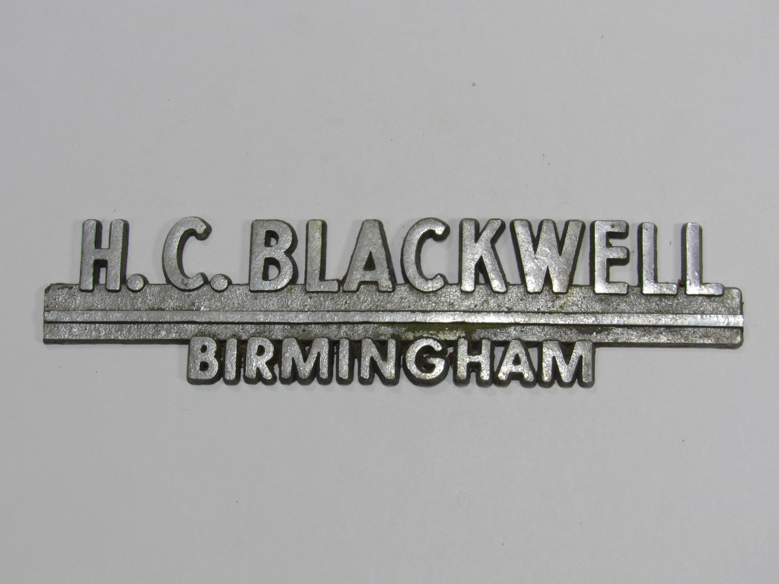 VTG H.C. Blackwell Kenworth Birmingham AL Metal Dealership Badge Emblem Tag Semi