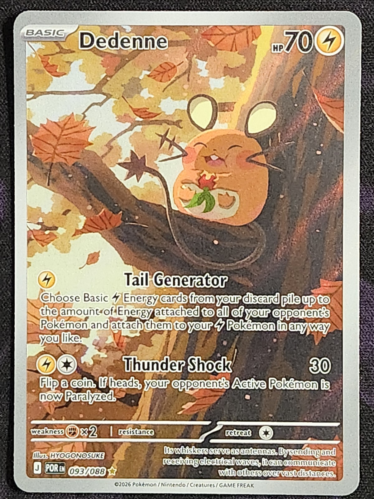Pokemon Dedenne 093/088 Perfect Order POR
