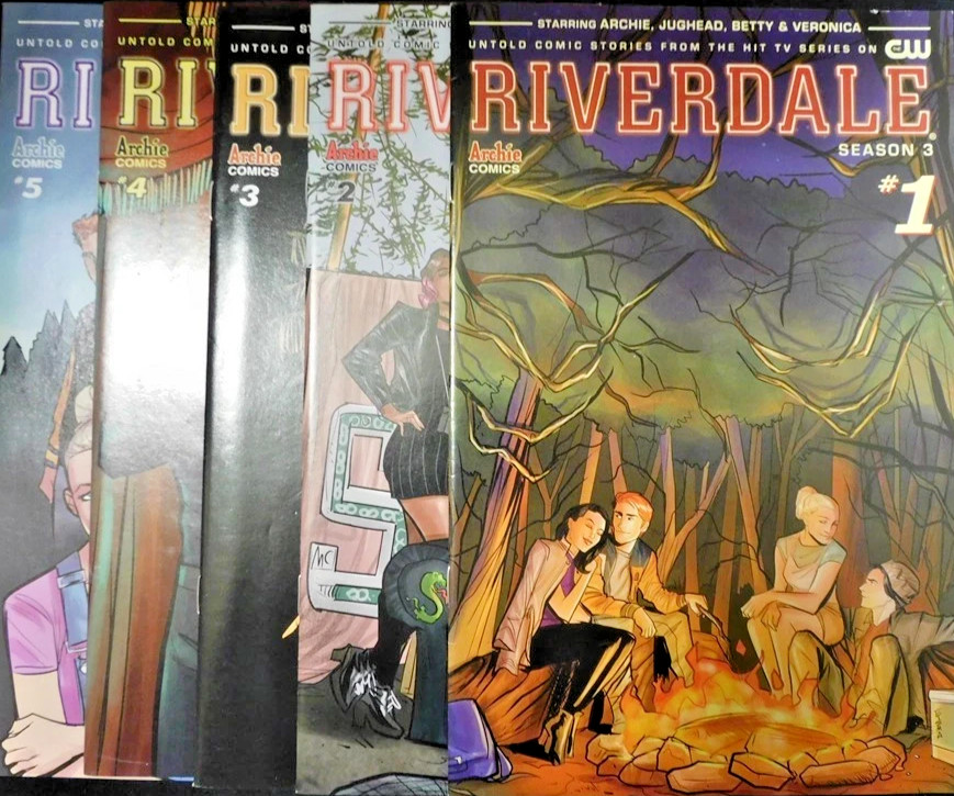 RIVERDALE : SEASON 3 COMPLETE SET 1-5  ARCHIE  2019  NICE