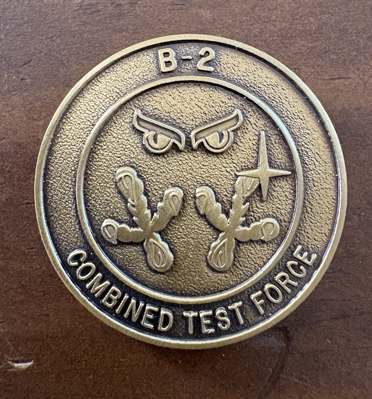 B-2 Combined Test Force Challenge Coin USAF Northrop Grumman B-2 1985-1997