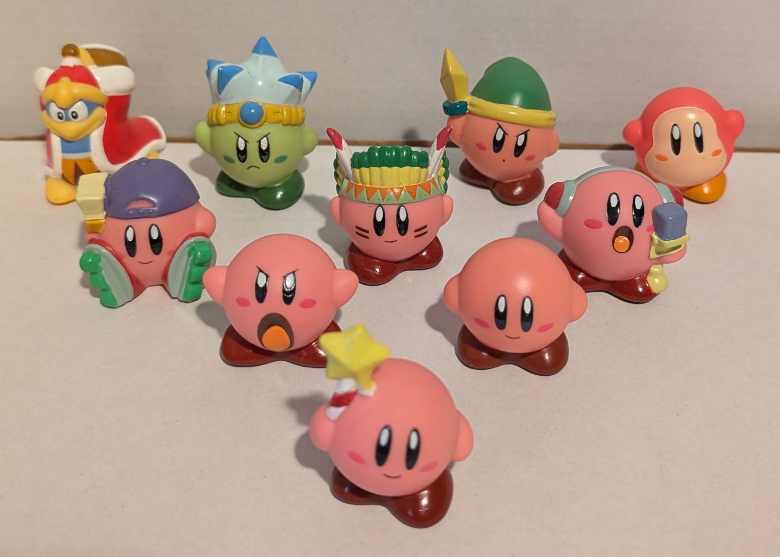 Kirby Right Back at Ya Subarudo Finger Puppet Figure FULL SET 10 Collection Mate