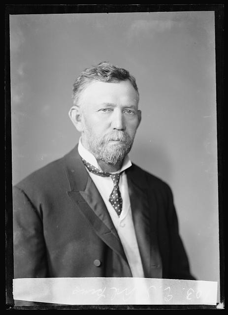 Photo:E.S. Adkins Portrait Man Beard Suit c1873-1890