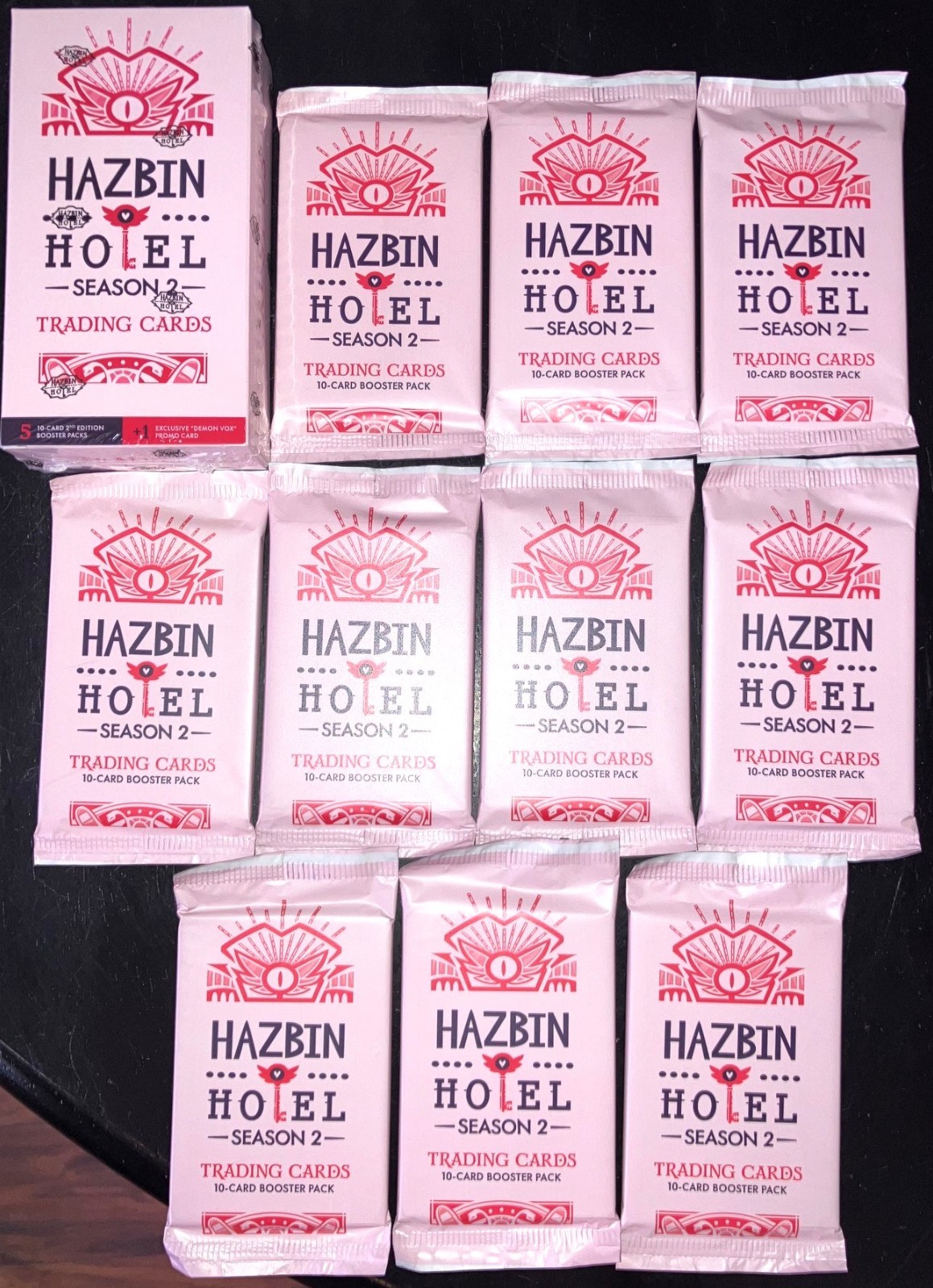 Hazbin Hotel Season 2 - 2nd Edition -1 Blaster Box / 10 Booster Pack Lot SEALED