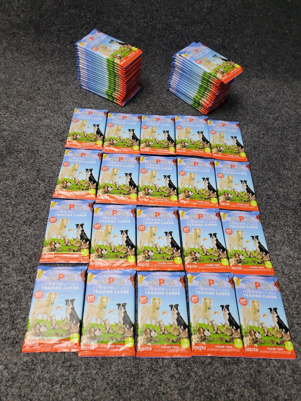 ASPCA Pets & Creatures Trading Cards Sealed Pack Lot of 60 Unopened Booster 2016