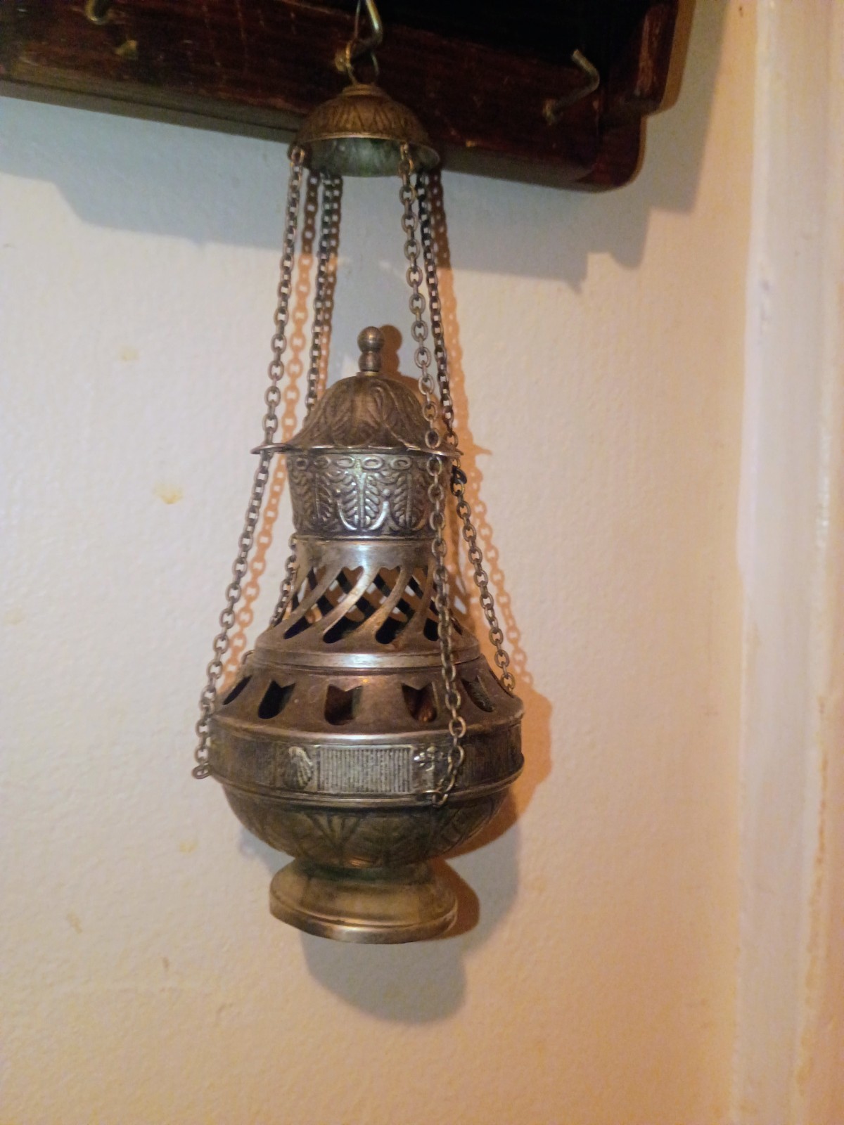 RARE SILVER ANTIQUE SPAIN SPANISH SANTIAGO DE COMPOSTELA BOTAFUMEIRO CENSER