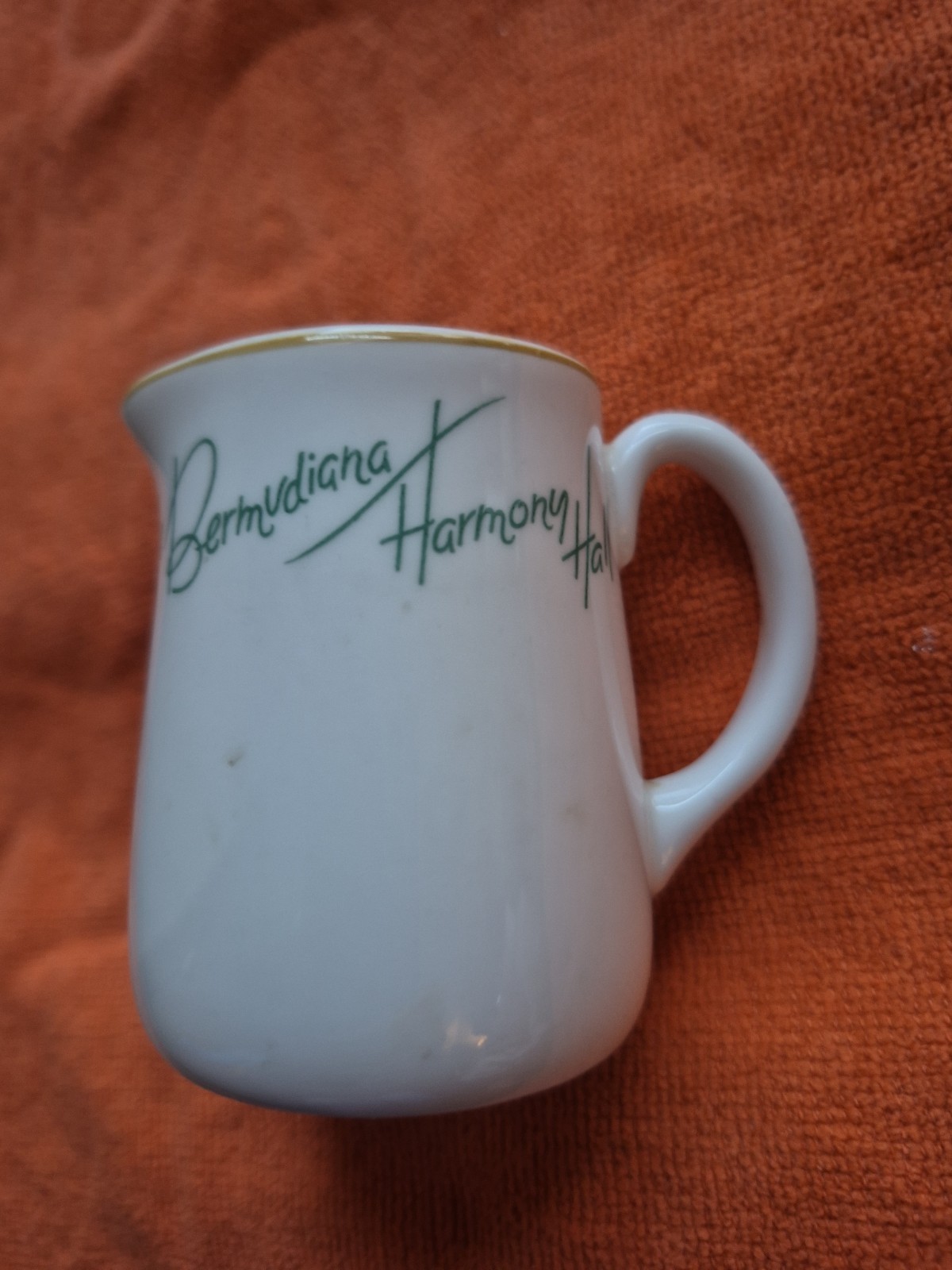 Vintage Bermuda Souvenir Cream Pitcher Harmony Hall At Belmont Hotel Made In UK