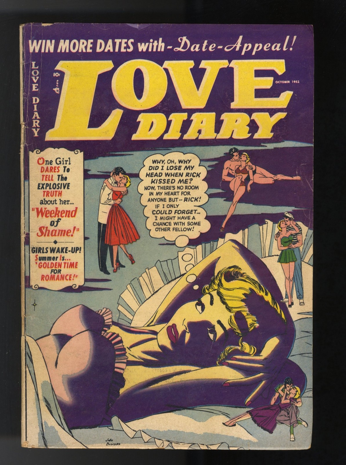 Love Diary #31 VG+ 4.5 John Buscema Cover Our Publishing 1952