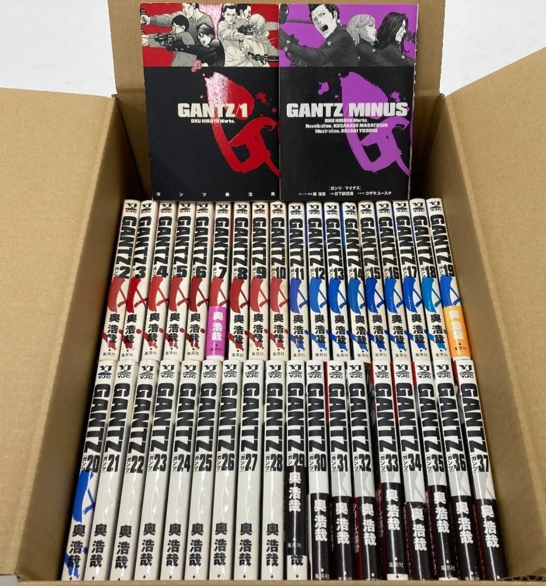 4set GANTZ Vol.1-37 Manga Comics Japanese Language Used Japan Seller