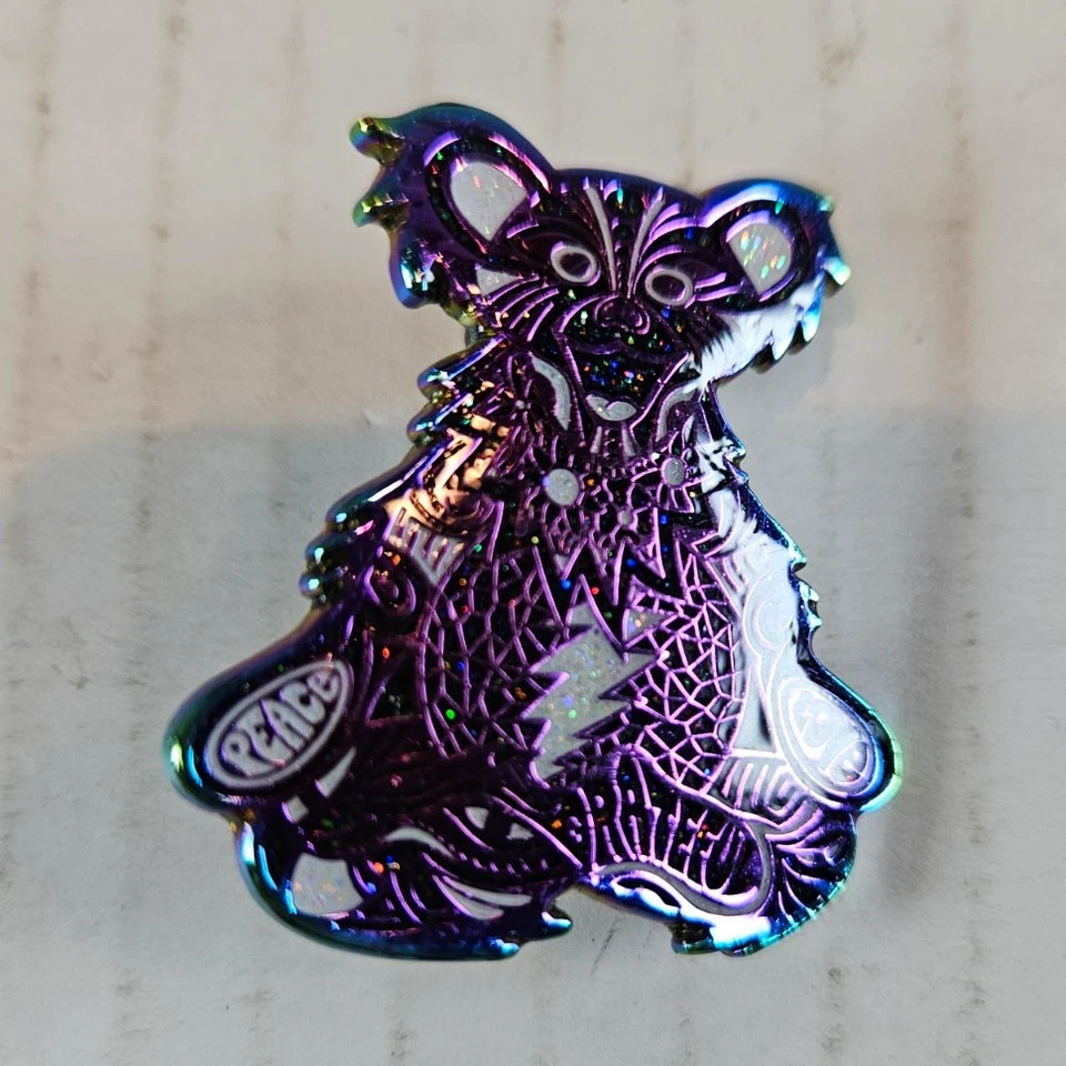 Danny Steinman Peace Bear Enamel Pinback Lapel Pin Limited Edition #249/375