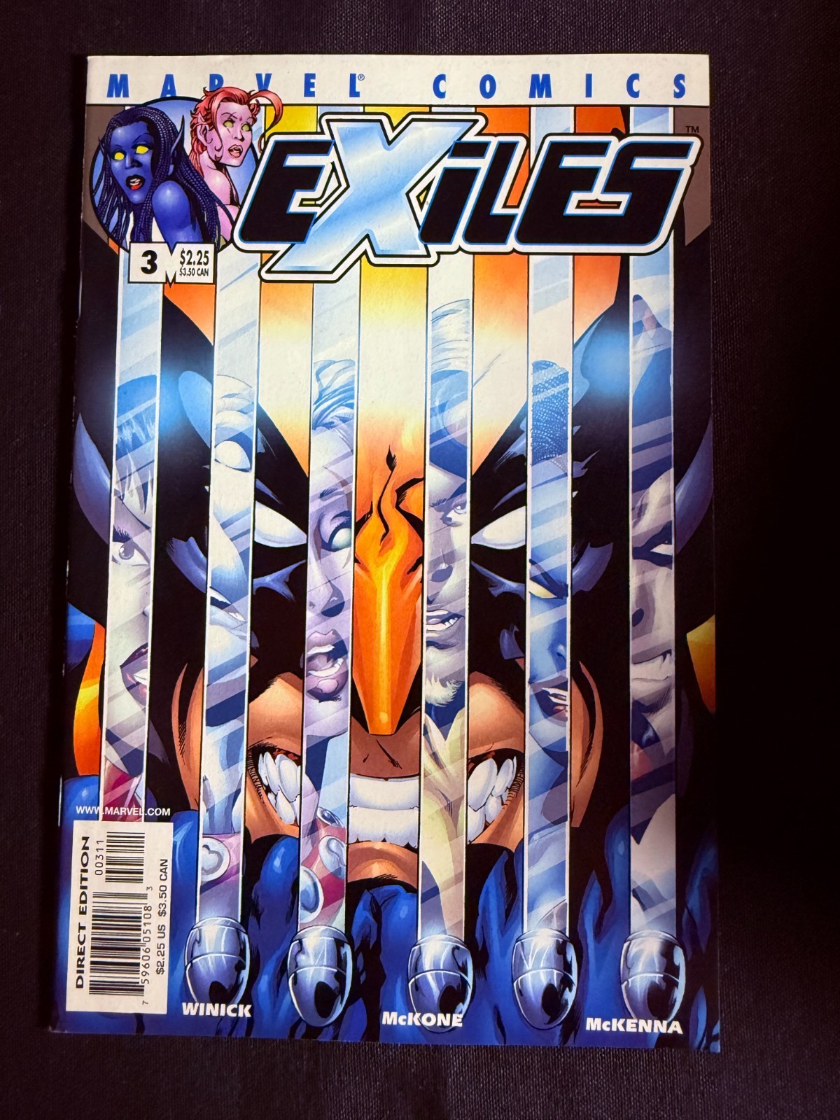 MARVEL COMICS THE EXILES #3 (2001) VF COMIC