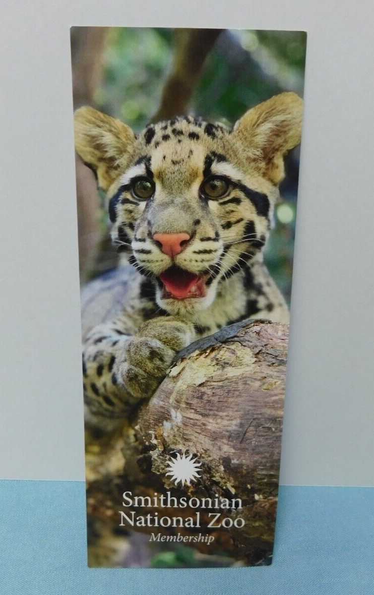 Smithsonian NATIONAL ZOO ~ Membership card w/ 2024 Calendar + Leopard Cub
