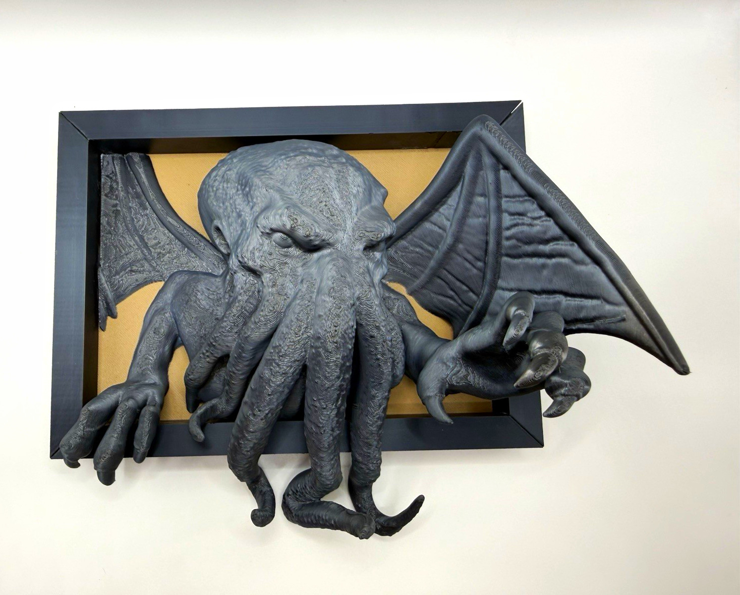 Cthulhu Wall Art With 3D Effect Of The Great One Reaching Out To Grab You