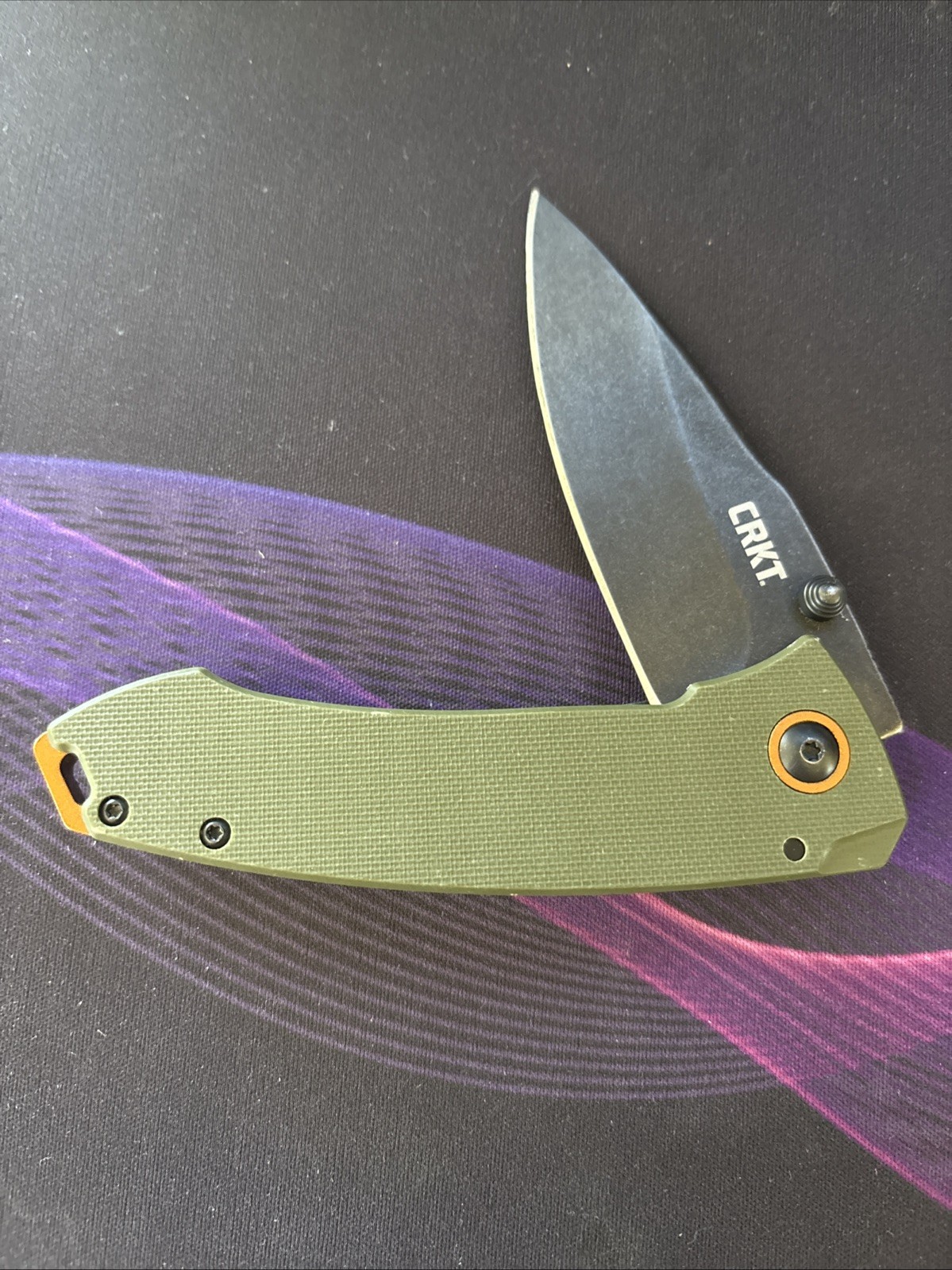 CRKT Tuna 2520 Burnley G10 framelock EDC folding pocket knife