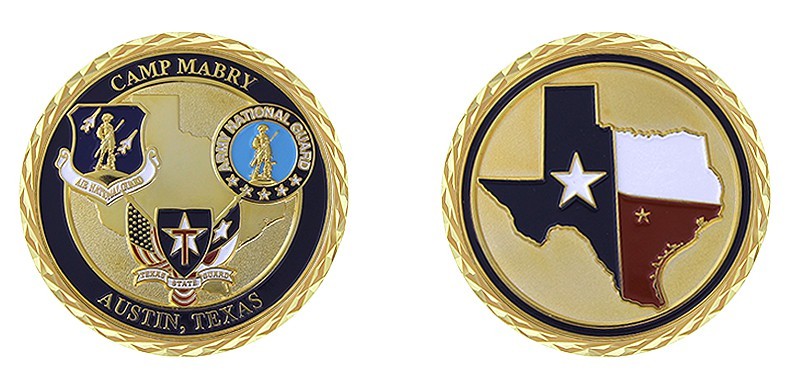 ARMY CAMP MABRY AUSTIN TEXAS MILITARY FORCES 1.75