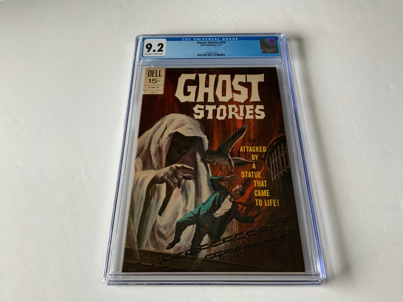 GHOST STORIES 29 CGC 9.2 SKULL COVER DELL COMICS 1971