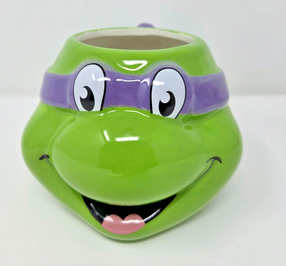 TMNT ~ Teenage Mutant Ninja Turtles ~ Donatello ~ 3D~ 20oz Coffee Mug~ New ~ NWT