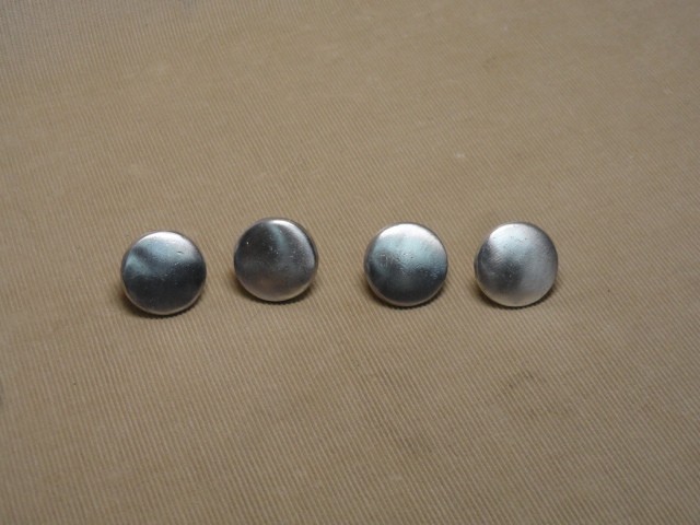 Lot of 4 Genuine SILVER Antique Horse Harness 1-1/4