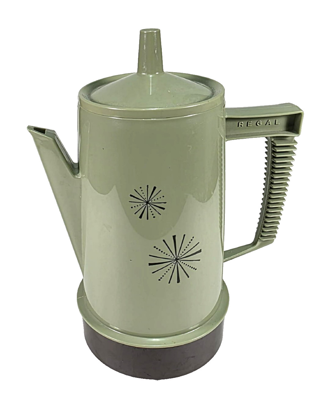 Vtg Regal Poly Perk Automatic 4-8 Cup Electric Coffee Percolator Avocado Green