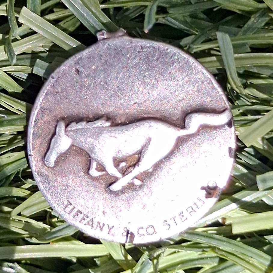 Vintage 1964 Ford Mustang Sterling Silver Keychain by Tiffany & Co.