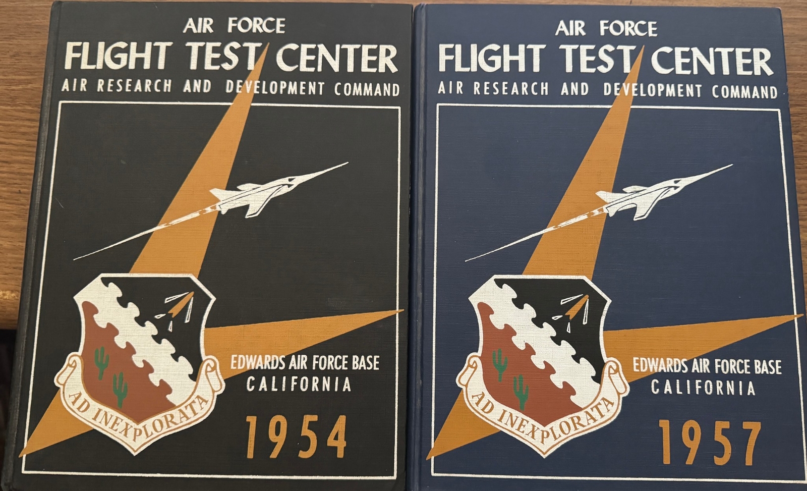 1954 1957 Edwards AFB Flight Test Yearbooks Grissom Cooper Slayton NASA