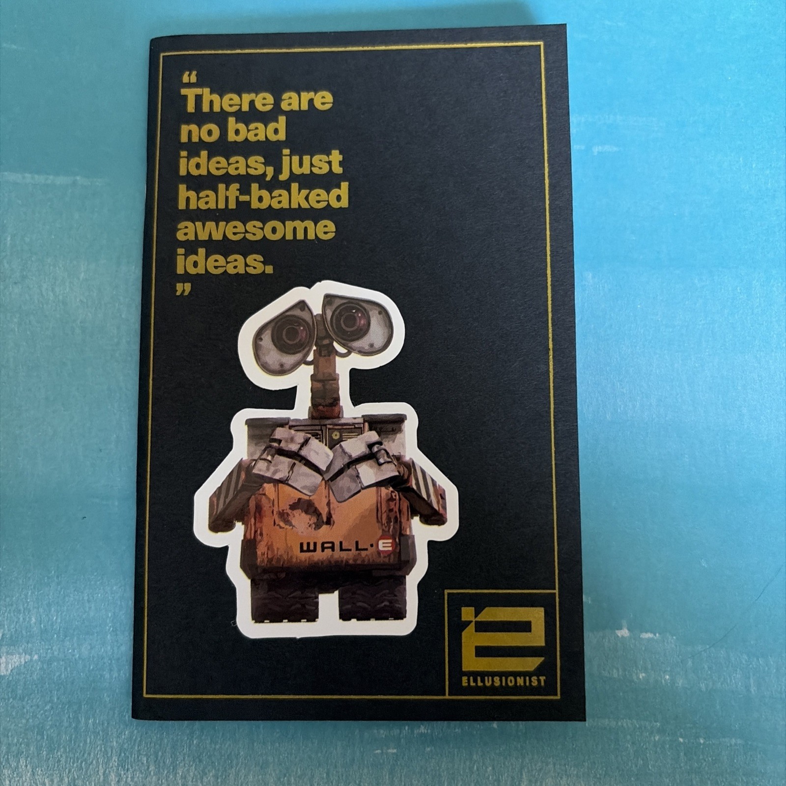 Ellusionist Magic Jam Notebook With Sticker  - Wall*E - New