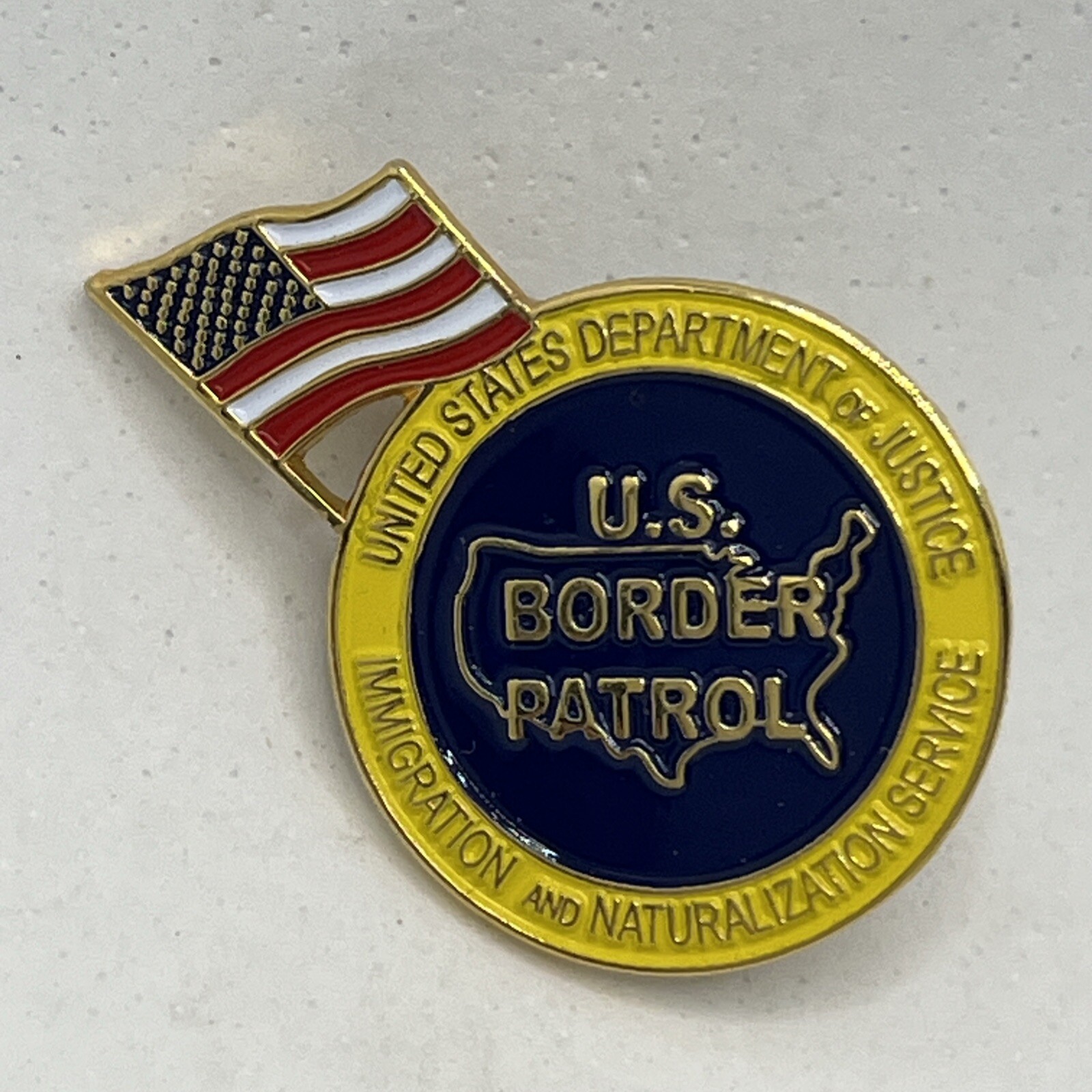 Border Patrol Agency US Government Law Enforcement Enamel Lapel Hat Pin