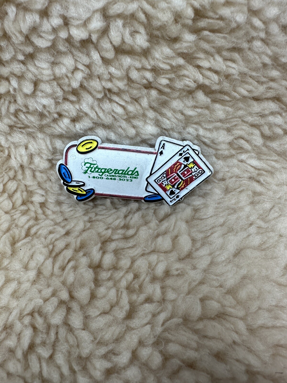 VTG Fitzgeralds Hotel & Casino Ace Jack Fridge Magnet