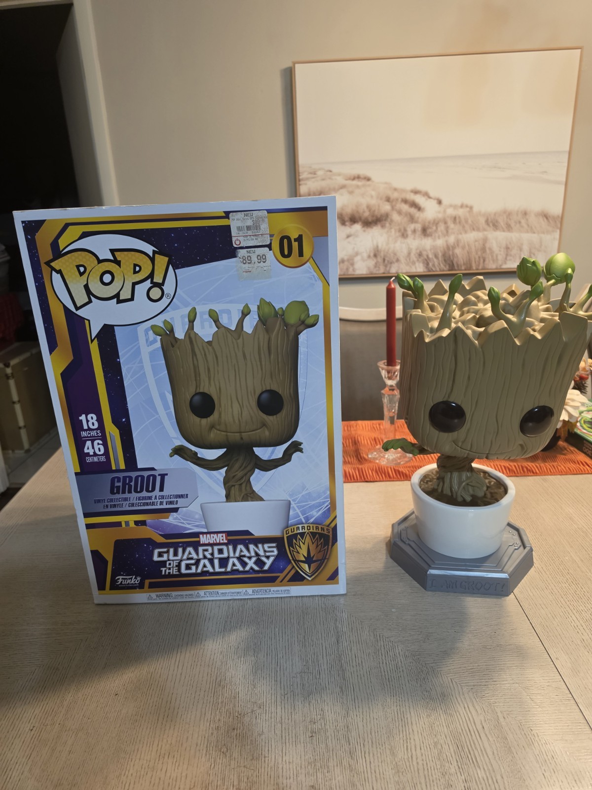 Funko Pop Mega Marvel: Guardians of the Galaxy Groot 18 inch Figure