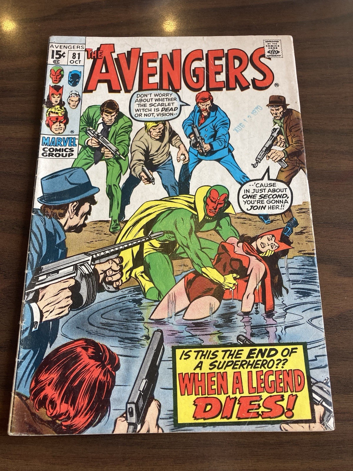 The Avengers #81 (Marvel Comics October 1970)